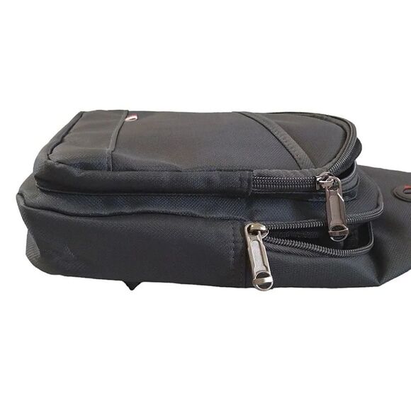 Westend Grey Nylon Unisex Crossbody Sling Bag NWOT - Picture 9 of 12